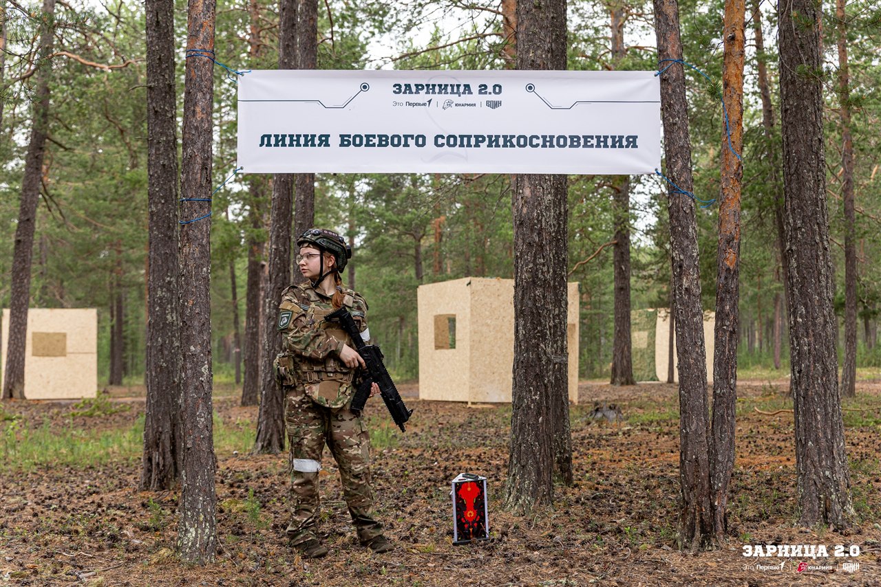 LASERWAR на «Зарнице 2.0»: Широкий кадр строя на тренировочном поле — №1298