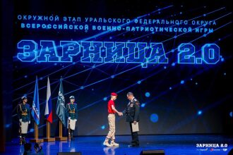 LASERWAR на «Зарнице 2.0»: Широкий кадр строя на тренировочном поле — №1418