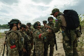 Лагерь «Авангард», лазертаг: песчаный полигон с маркировкой сценария в лагере «Авангард»
