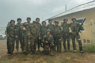Турнир «Зарницы 2.0» LASERWAR: Прицеливание из-за насыпи на лазертаг-миссии — №167