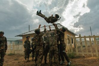 Фото «Зарницы 2.0»: Скрытная позиция в зелени на полигоне — №168