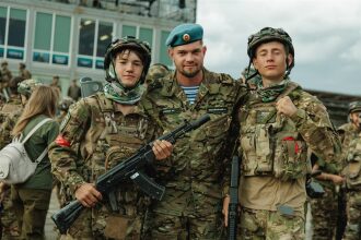 LASERWAR на «Зарнице 2.0»: Широкий кадр строя на тренировочном поле — №218