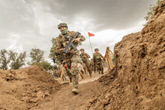 Турнир «Зарницы 2.0» LASERWAR: Линия полевых палаток базы «Авангард» — №413