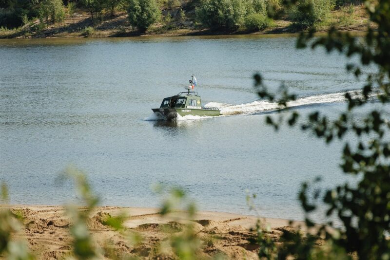 «Зарница 2.0»: строй участников на плацу лагеря «Авангард» на «Зарнице 2.0»