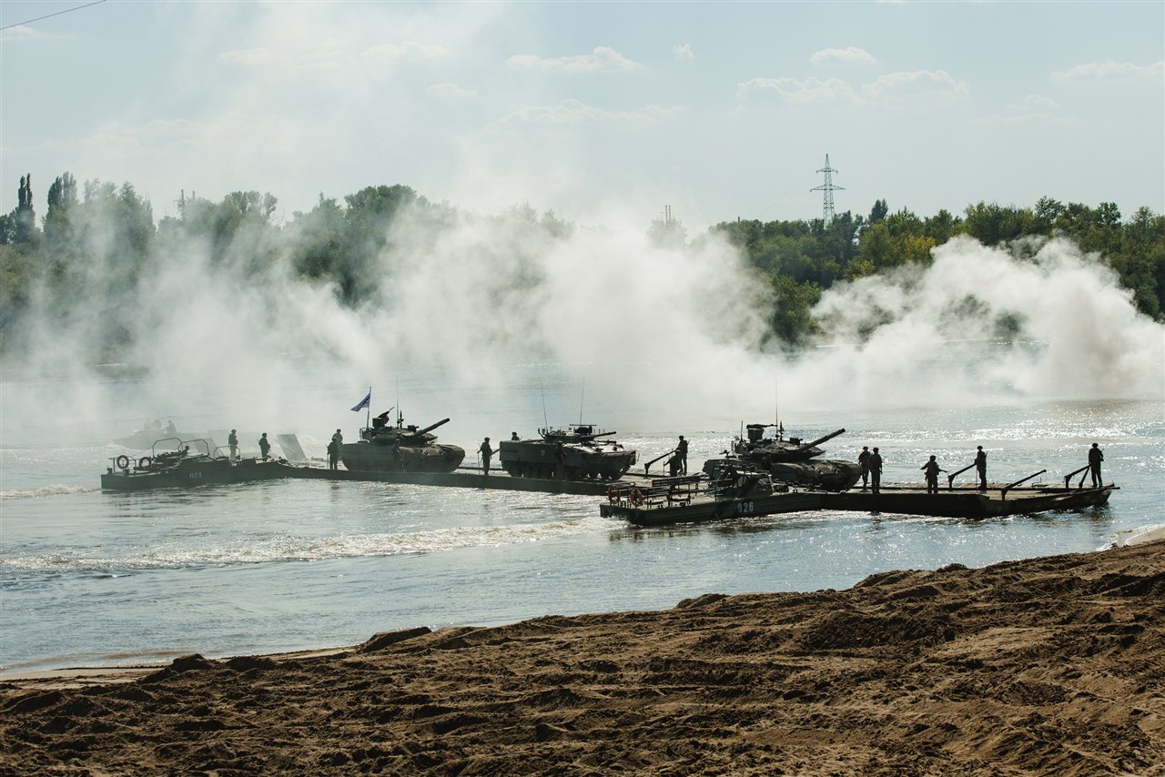 Лагерь «Авангард», лазертаг: панорама полигона в день «Зарницы 2.0» в лагере «Авангард»