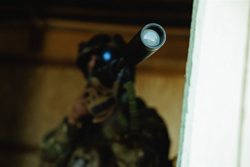 Фото «Зарницы 2.0»: экипировка LASERWAR крупным планом на полигоне «Зарницы 2.0»