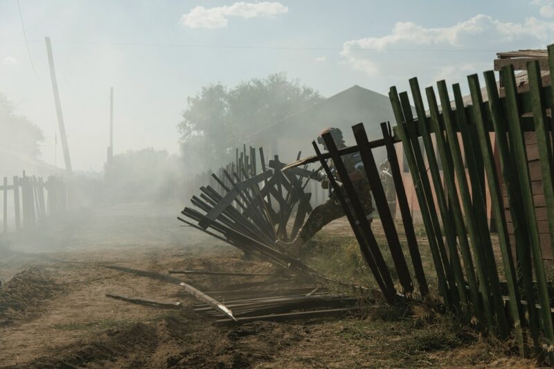 Фото «Зарницы 2.0»: связка напарников на маршруте «Зарницы» на полигоне «Зарницы 2.0»
