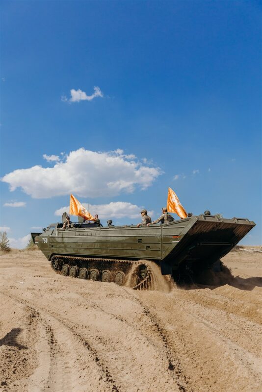 Фото «Зарницы 2.0»: Наблюдение с возвышенности полигона — №156