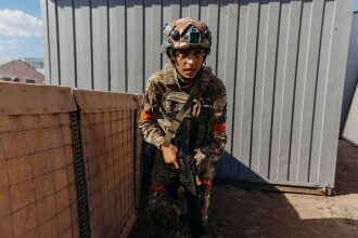 LASERWAR на «Зарнице 2.0»: Песчаный полигон с маркировкой сценария — №182