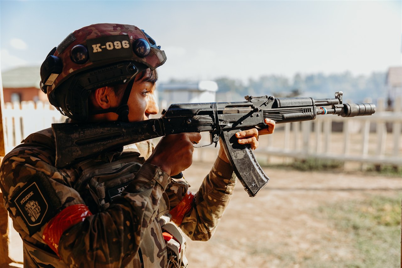 «Зарница 2.0»: Групповой портрет отряда на полигоне — №193