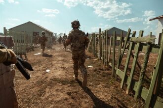 Фото «Зарницы 2.0»: Наблюдение с возвышенности полигона — №396