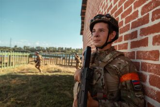 LASERWAR на «Зарнице 2.0»: Движение цепочкой по полевой дороге — №434