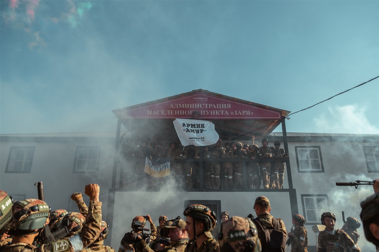 Лагерь «Авангард», лазертаг: Песчаный полигон с маркировкой сценария — №502