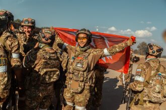 Лагерь «Авангард», лазертаг: Движение цепочкой по полевой дороге — №514