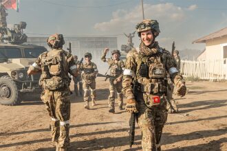 Фото «Зарницы 2.0»: Портрет бойца в шлеме LASERWAR — №690