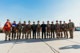 Фото «Зарницы 2.0»: Сбор команды у информационного маркера — №750