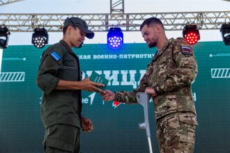 Лагерь «Авангард», лазертаг: Связка напарников на маршруте «Зарницы» — №148