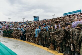 «Зарница 2.0»: Привал у палаток лагеря «Авангард» — №229