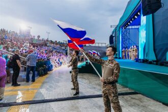 Фото «Зарницы 2.0»: Наблюдение с возвышенности полигона — №276