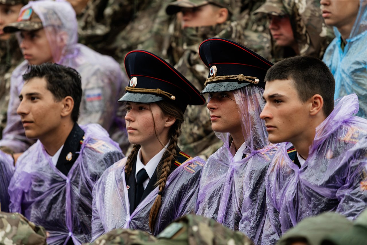 Лагерь «Авангард», лазертаг: Выход отряда на старт миссии «Зарницы» — №364