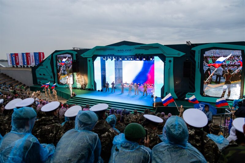 Турнир «Зарницы 2.0» LASERWAR: Линия полевых палаток базы «Авангард» — №413
