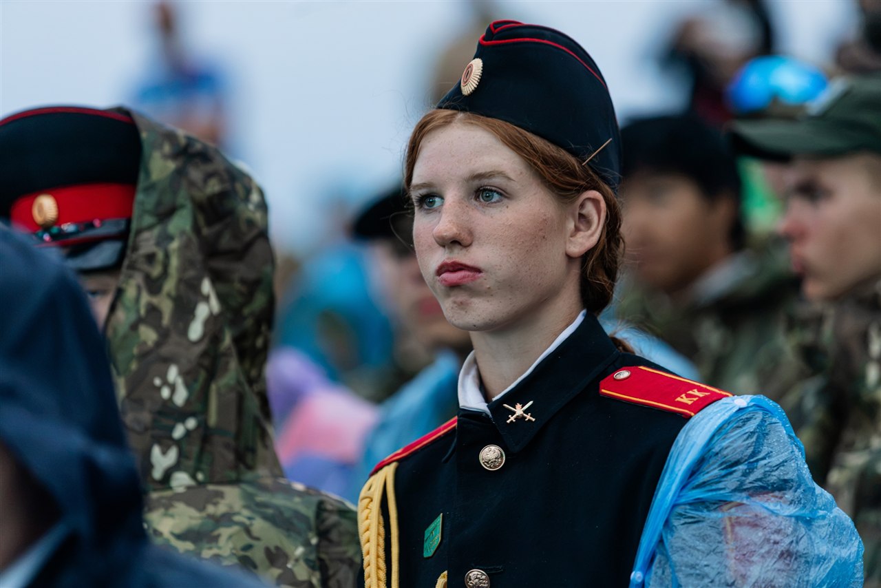 «Зарница 2.0»: Отряд проходит мимо бетонного сооружения — №415