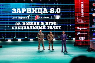 Лагерь «Авангард», лазертаг: Широкий кадр строя на тренировочном поле — №418