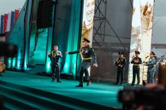 «Зарница 2.0»: Ряд тактических шлемов в построении — №505
