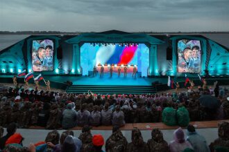 Фото «Зарницы 2.0»: Сбор команды у информационного маркера — №510