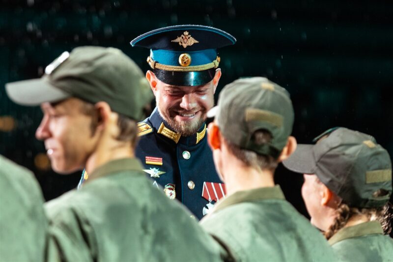 Турнир «Зарницы 2.0» LASERWAR: Группа с тагерами LASERWAR в камуфляже — №563