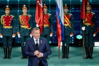 Лагерь «Авангард», лазертаг: Выход отряда на старт миссии «Зарницы» — №604