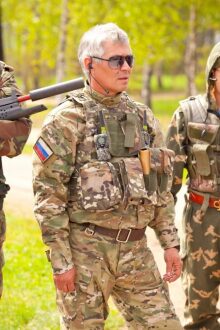 Опытный боец LASERWAR в полной экипировке