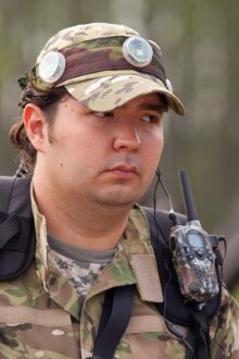 Боец LASERWAR: сосредоточенность перед боем