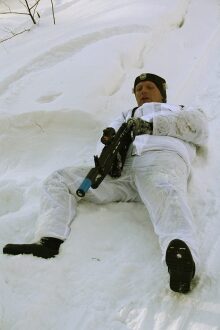 Снежный воин LASERWAR в засаде