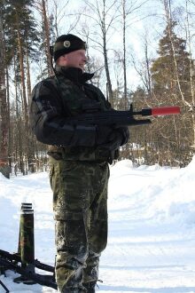Зимний страж LASERWAR: готов к бою в лесу