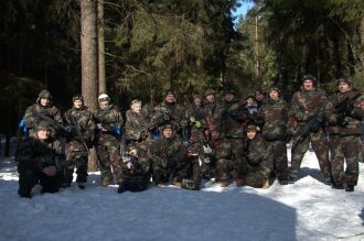 Лесная братва LASERWAR на снежной тропе