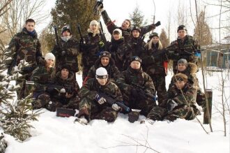 Команда LASERWAR готова к зимней битве!