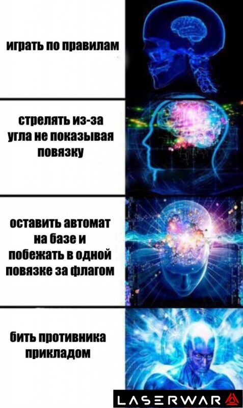 Эволюция стратегий в лазертаге: от правил к прикладу.