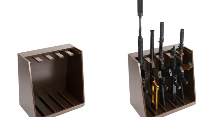 Новый дизайн стоек для лазертаг-оружия