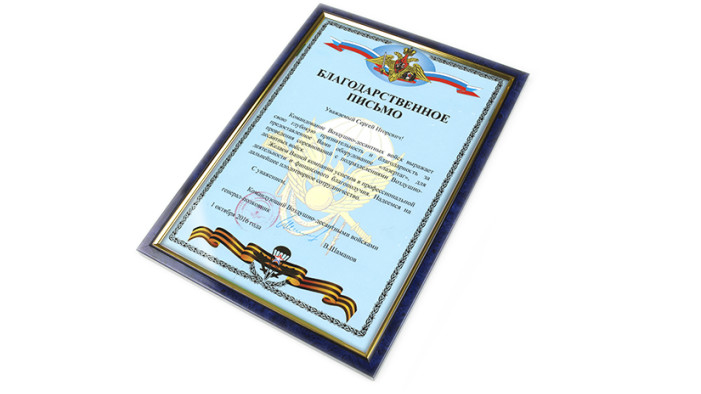 БЛАГОДАРНОСТЬ ЗА УЧАСТИЕ