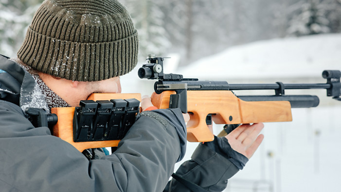 Лазерный биатлон 2.0 на выставке «Выстрел-2018»