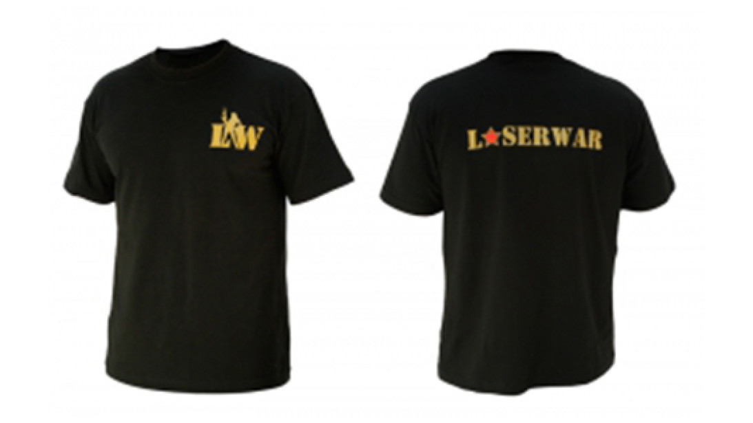 Фирменные футболки компании LASERWAR