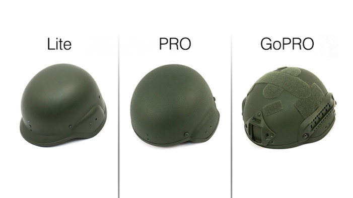 Беспроводные тактические каски серий Lite Wi+, PRO Wi+, GoPRO Wi+