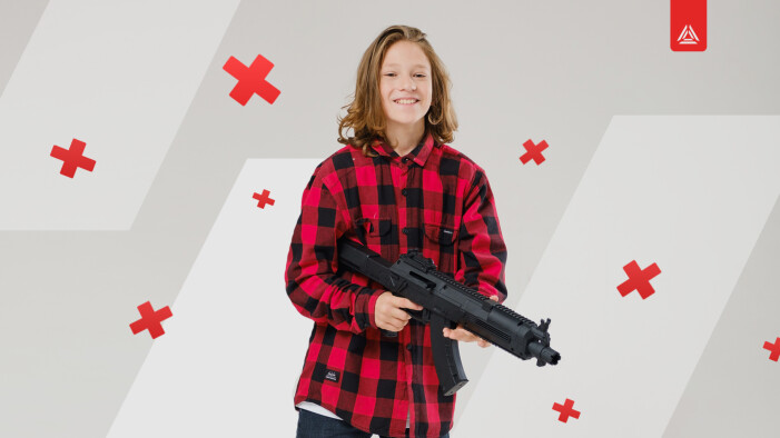 Дети, роботы и лазертаг