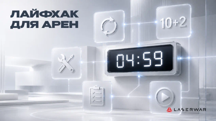 5 минут до начала игры: что делать, если отказал один комплект лазертага?