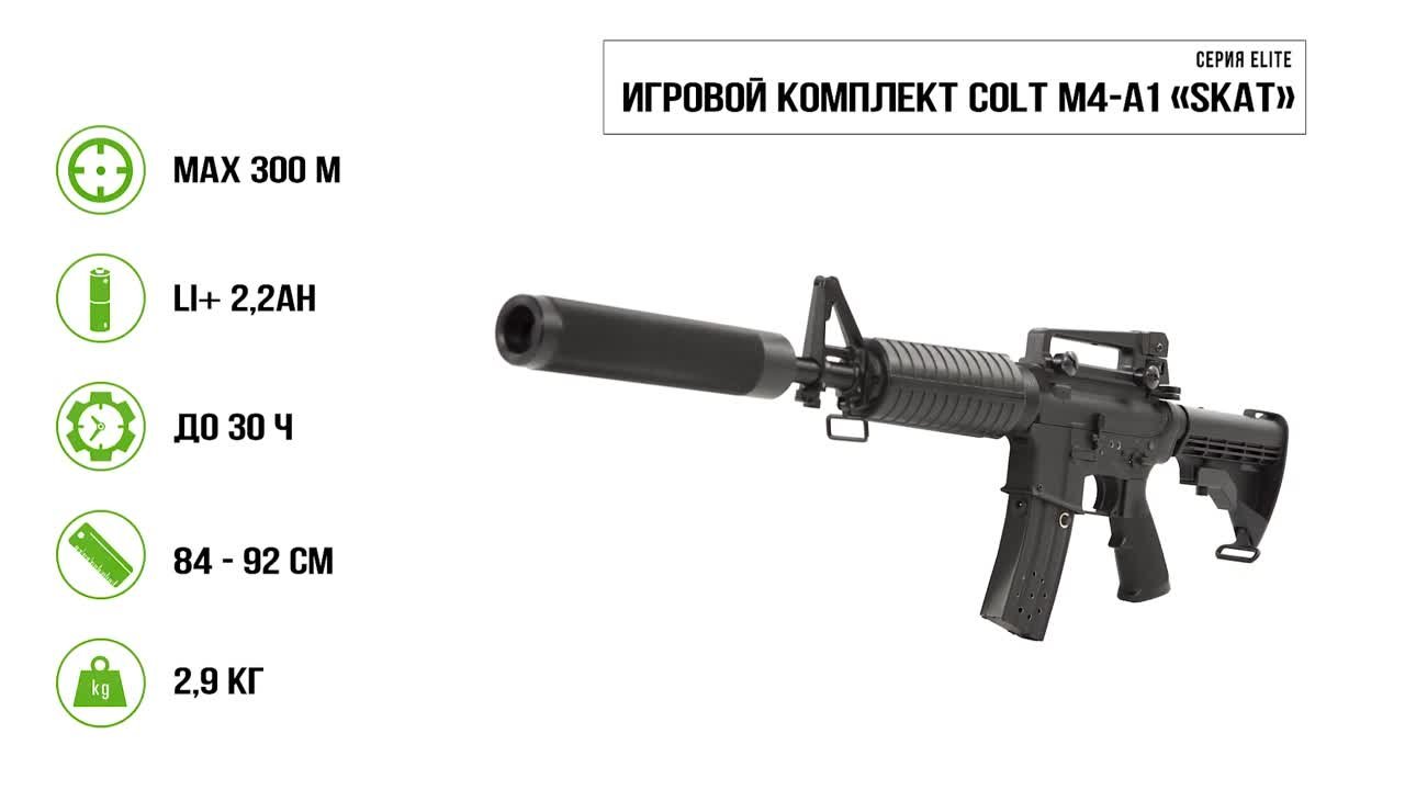 Штурмовая винтовка Colt M4-A1 «SKAT» серии «ORIGINAL»