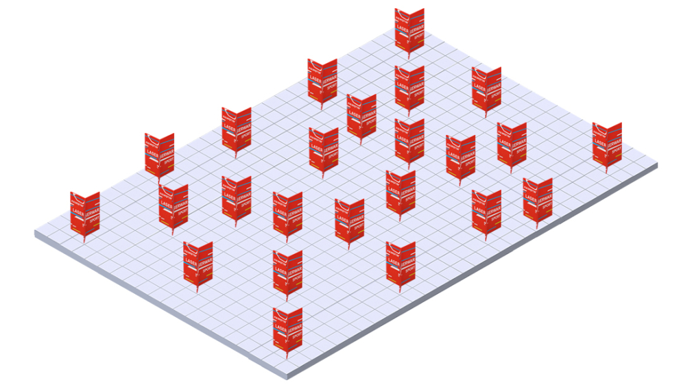 Игровое поле фигур для лазертага «Трикселион» 24 Игровое поле фигур для лазертага «Трикселион» 24
