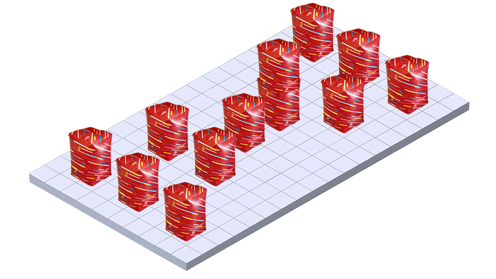 Игровое поле надувных укрытий «Стена» - фото 1