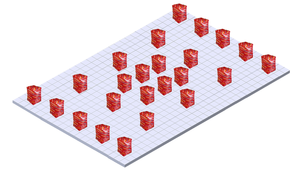 Игровое поле надувных укрытий «Стена» - фото 3