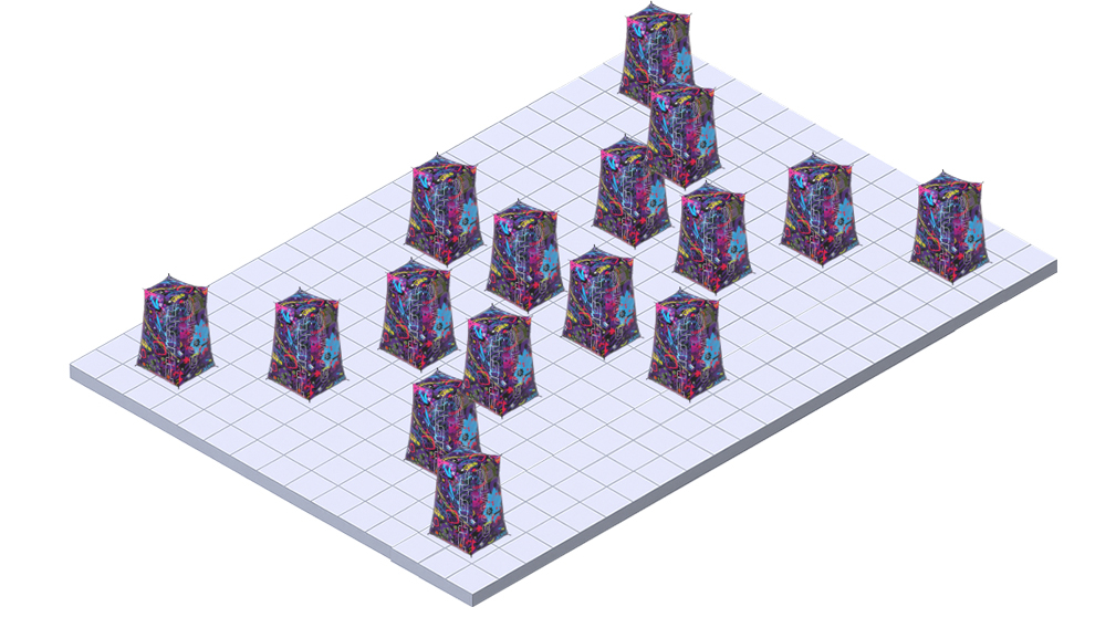 Игровое поле надувных укрытий «TOWER» фиджитал 2 Игровое поле надувных укрытий «TOWER» фиджитал 2